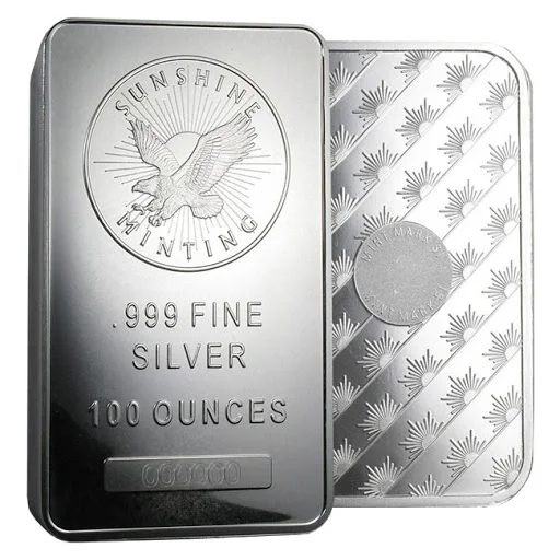 100 oz Silver Bar