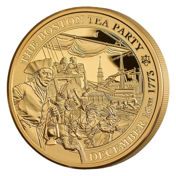 Boston Tea Party 1 oz Gold Coin