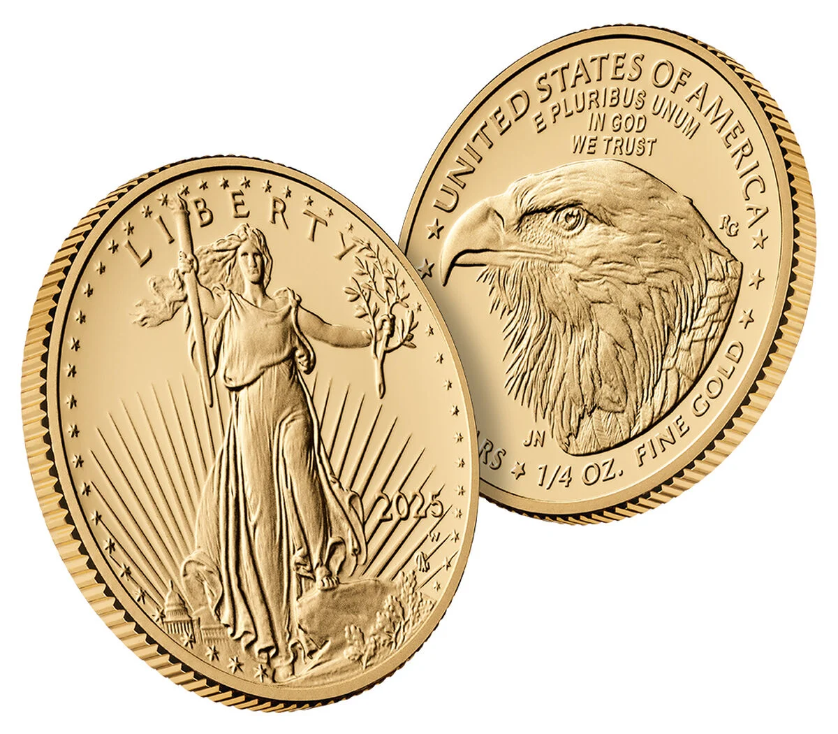 Gold American Eagle