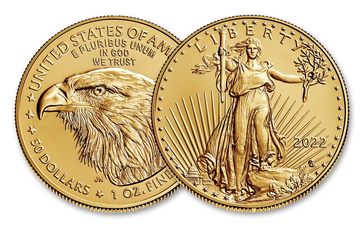 Gold American Eagle