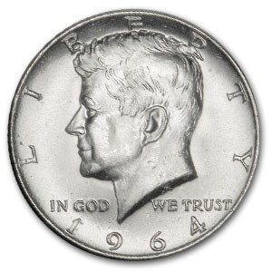 Kennedy Half Dollar Silver Coin