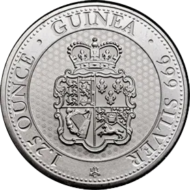 Rose Crown Guinea 1.25 oz Silver Coin